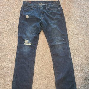 Men's J Brand Kane Distressed Straight Jeans - Size 38 x 34